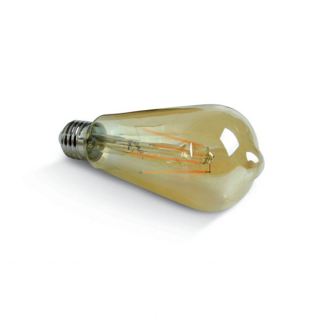 ONE Light Retro LED lamp - Ø 6,4 x 14,5 cm - E27 - 7W dimbaar - 2200K - amber