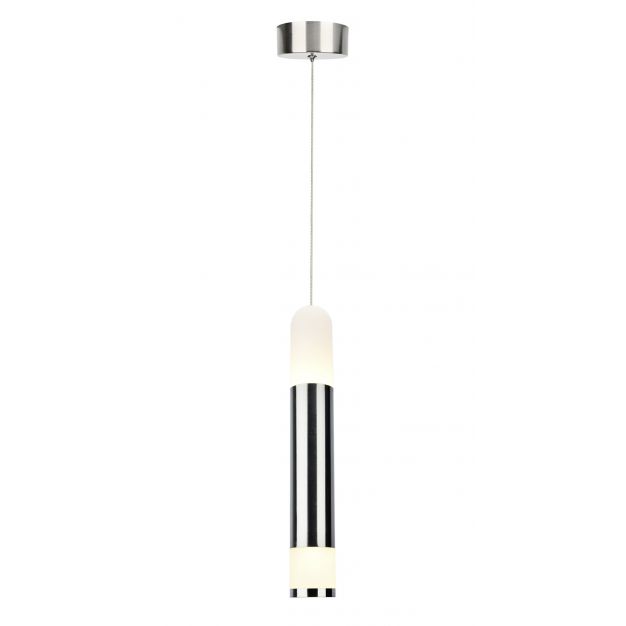 AEG Abby - hanglamp - Ø 10 x 120 cm - 10W LED incl. - nikkel (laatste stuks!)