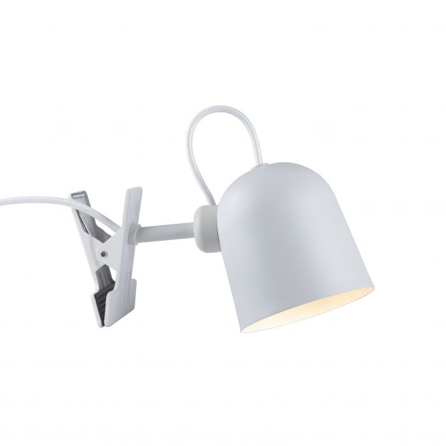 Design for the People Angle Clamp - klemlamp - 10 x 10 x 12,4 cm - wit en grijs