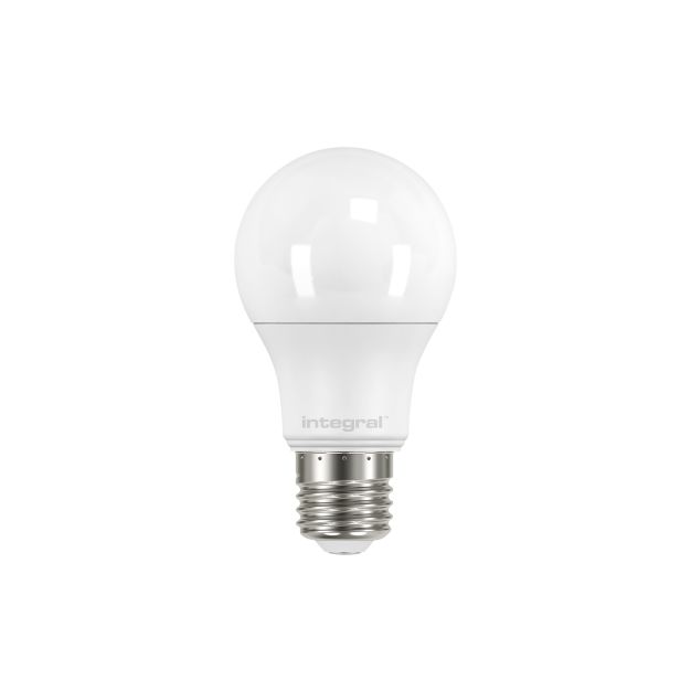 Integral LED-lamp - Ø 6 x 11 cm - E27 - 5,5W niet dimbaar - 2700K - melkglas