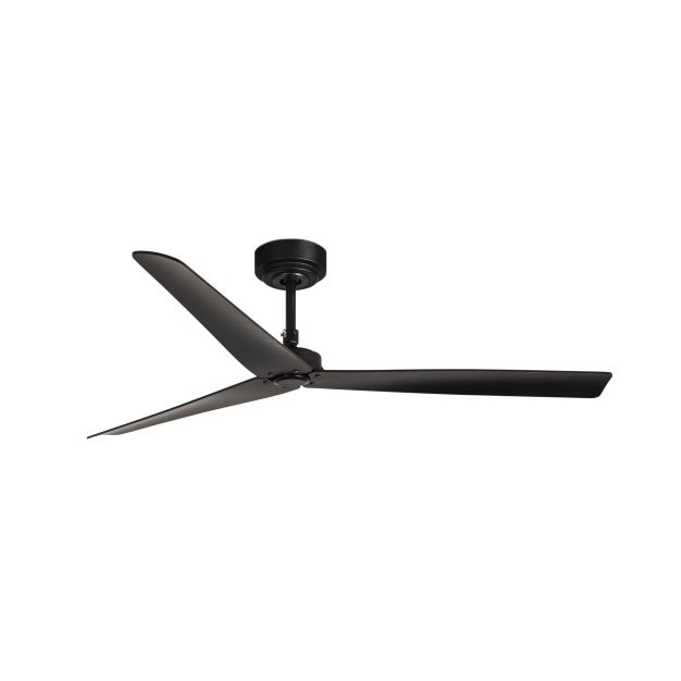 Faro Milos - plafondventilator met afstandsbediening - Ø 132 cm - mat zwart