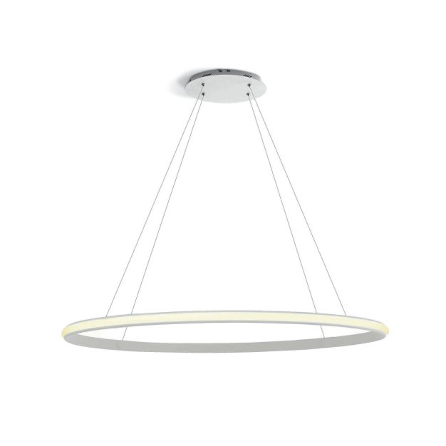 ONE Light LED Pendant Rings - hanglamp - Ø 100 x 150 cm - 25W LED incl. - wit