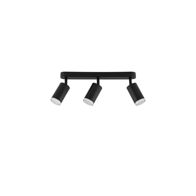 Nova Luce Mao - opbouwspot 3L - 5,5 x 16,5 x 38 cm - IP44 - zandzwart
