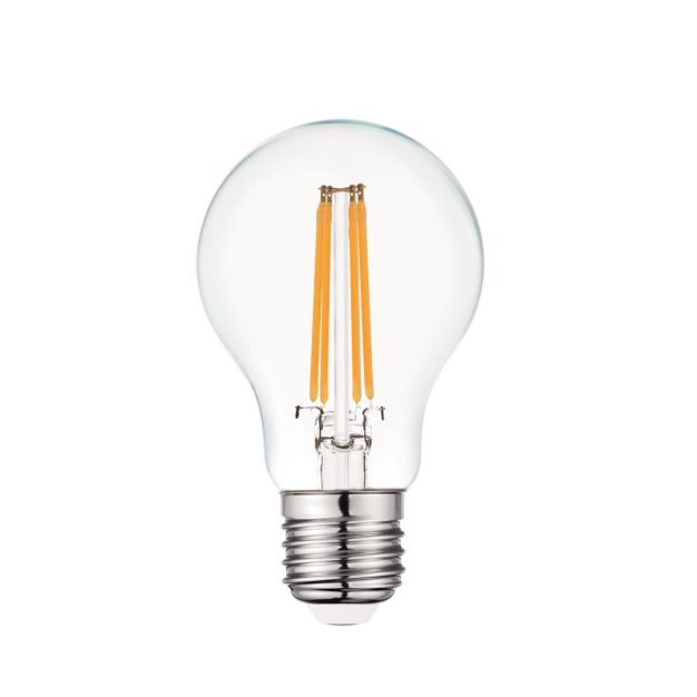 VK Lighting filament lamp - Ø 6 x 10,5 cm - E27 - 7,5W dimbaar - 2700K - transparant