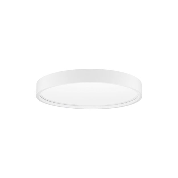 Nova Luce Olaf - plafondlamp - Ø 45 x 5 cm - 30W dimbaar LED incl. - zandwit