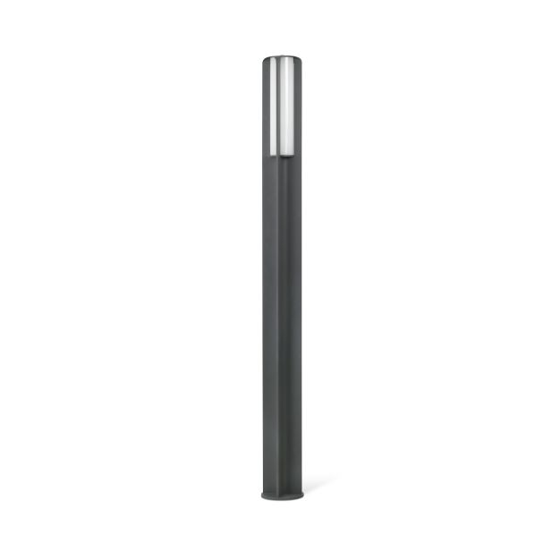 Faro Bu-Oh! - lantaarnpaal - Ø 15 x 250 cm - 42W LED incl. - IP65 - donkergrijs