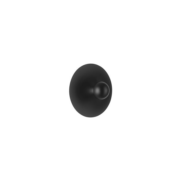 Nova Luce Edem - wandlamp - Ø 25 x 11 cm - 9W LED incl. - zandzwart
