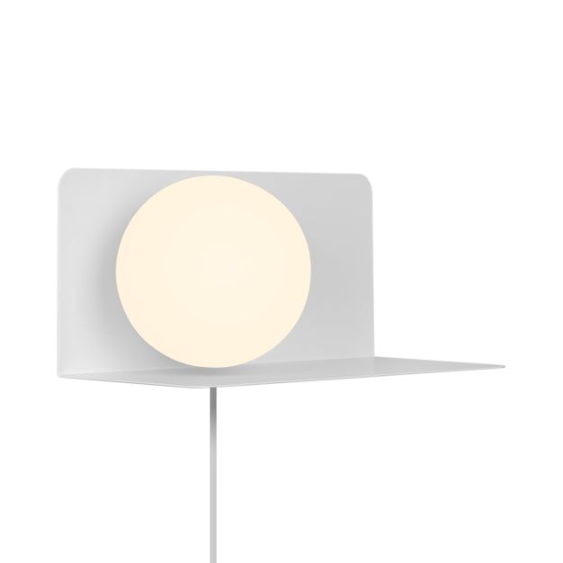 Nordlux Lilibeth - wandverlichting - Ø 15 x 16 x 35 cm - wit