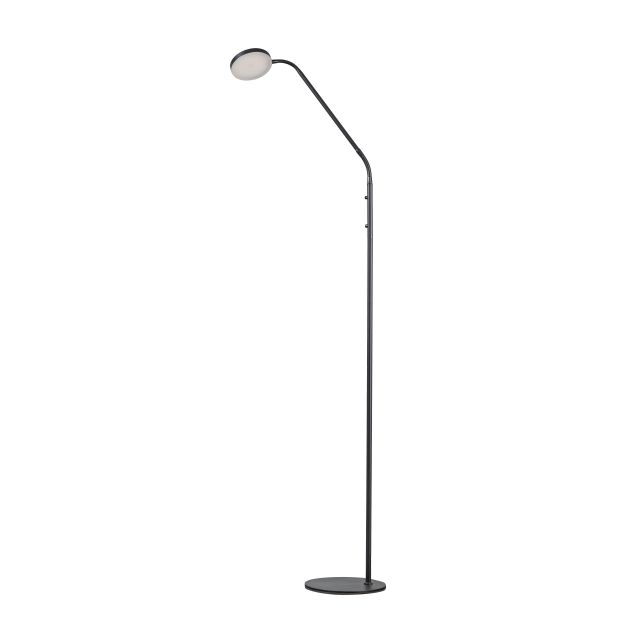 ETH Duuk - vloerlamp - Ø 23 x 166 cm - 8W dim to warm LED incl. - zwart