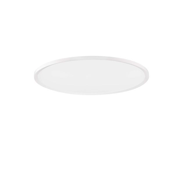Nova Luce Aoton - plafondlamp - Ø 60 x 5 cm - 55W dimbare LED incl. - zandwit