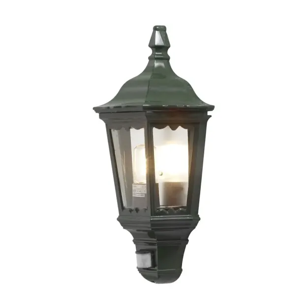 Konstsmide Firenze - buiten wandlamp met sensor - 25 x 16 x 49,5 cm - IP43 - groen