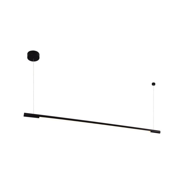 Maxlight Organic - hanglamp - 150 x 150 cm - 26W dimbare LED incl. - zwart