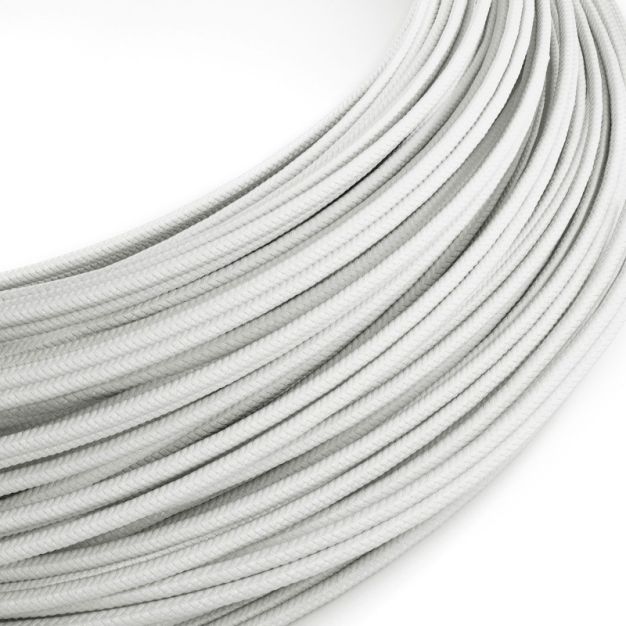 Creative Cables - textielsnoer voor max. 48V en 2A - per 100 cm - wit