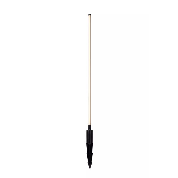 Lucide Lornex - grondspot op piek - Ø 4,9 x 98 cm - 6W LED incl. - IP54 - zwart