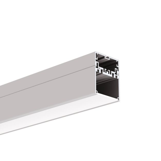 Klus 4050 - ledprofiel - 3,7 x 5,02 cm - geanodiseerd zilver