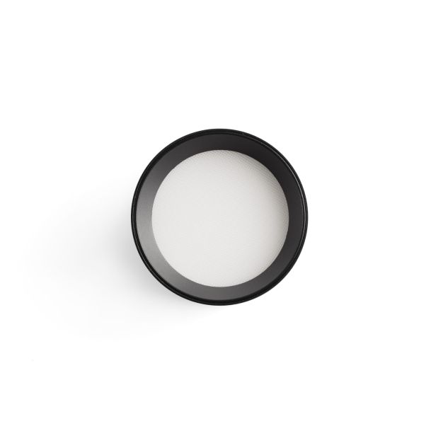 Faro Mizu - plafondlamp - Ø 9 x 6 cm - 8W LED incl. - mat zwart