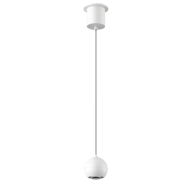Artdelight Miami - hanglamp - Ø 10 x 218 cm - 10,8W dimbare LED incl. - wit