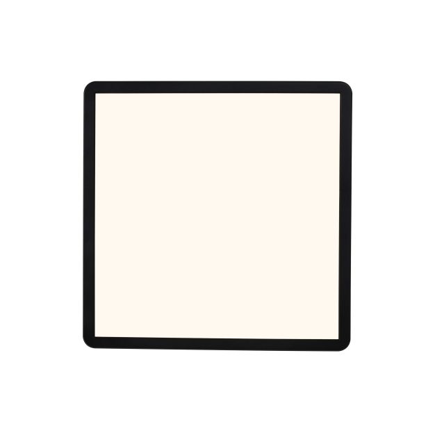 Nordlux Oja - badkamer plafondverlichting - 29,4 x 29,4 x 2,3 cm - 3 stappen Moodmaker SceneSelect functie - 14,5W LED incl. - IP54 - zwart