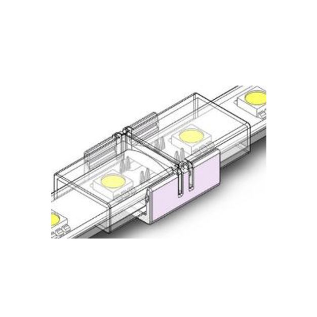 Lichtkoning - waterdichte connector (IP67) - voor enkelkleurige 10mm LED strip