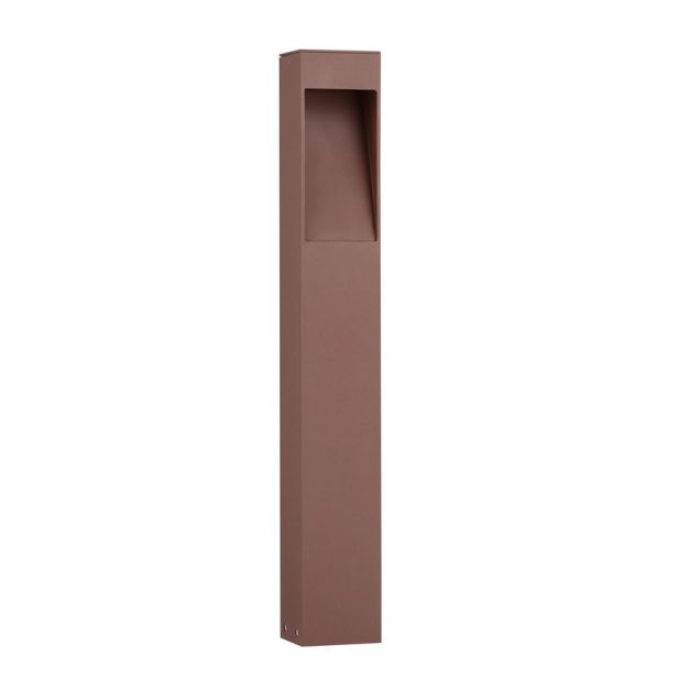 Nova Luce Maddi - tuinpaal - 8,5 x 60 x 7,5 cm - 7W LED incl. - IP65 - zandcorten