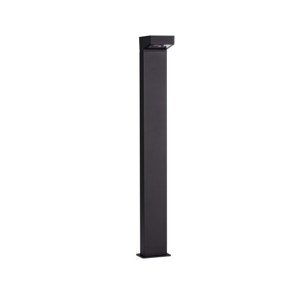 Nova Luce Rob - tuinpaal - 13 x 90 x 15 cm - 13W LED incl. - IP65 - zandzwart