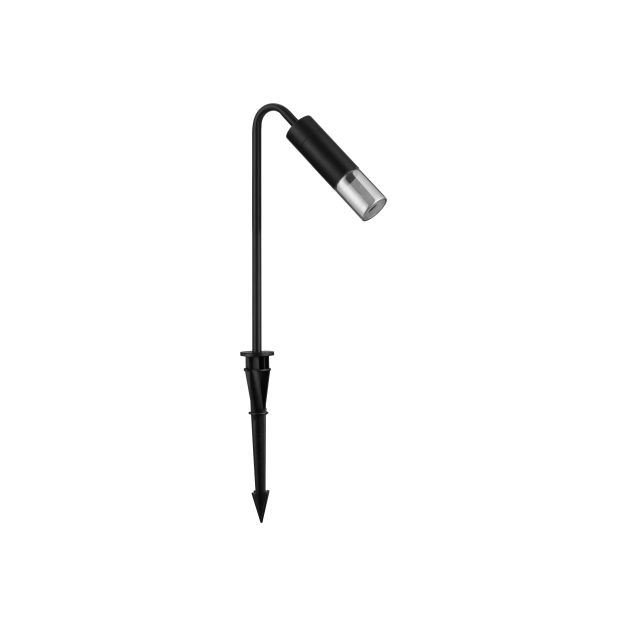 Nova Luce Aether - tuinpaal op piek - 17 x 51 cm - 5W LED incl. - IP65 - donker antraciet