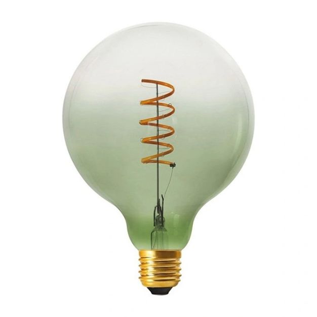 Daylight Italia Coriandoli LED lamp - Ø 12,5 x 17,2 cm - E27 - 4W dimbaar - groen/transparant