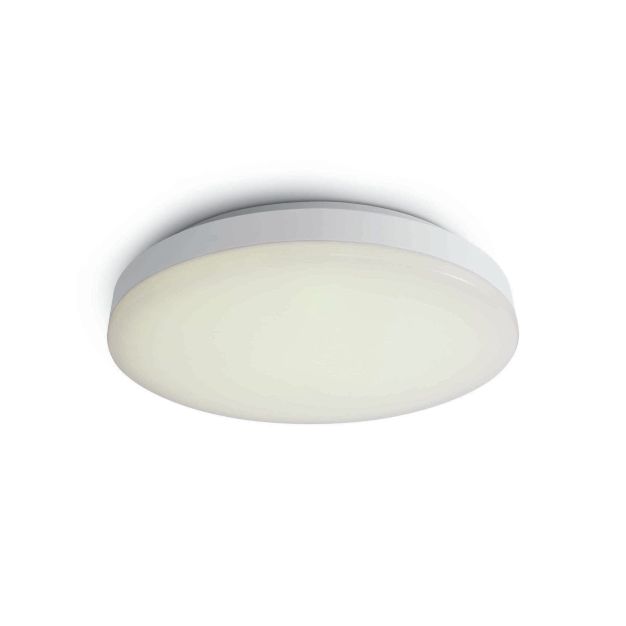ONE Light LED Slim Plafo - plafondverlichting - Ø 28,5 x 5,5 cm - 20W LED incl. - wit