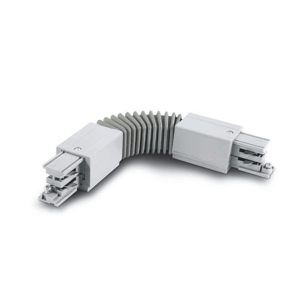 ONE Light Square Track Accessories - flexibele hoek - 3-fase railsysteem - 16A - wit