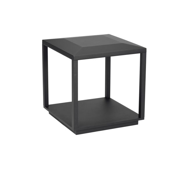 Nova Luce Prive - tuinpaal - 35 x 36 x 35 cm - 15W LED incl. - IP65 - zandzwart