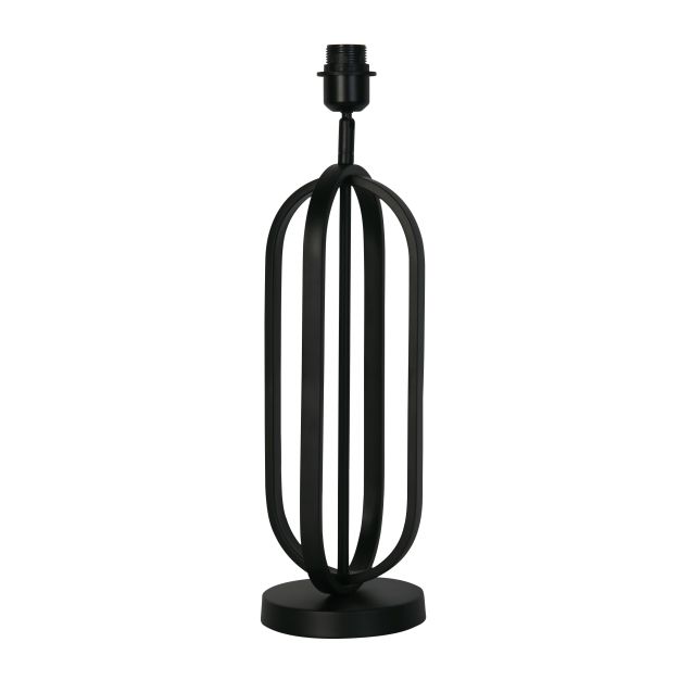 Searchlight - tafellamp voet - Ø 16 x 55 cm - mat zwart