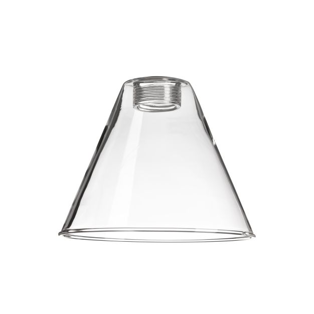 Nova Luce Surf - glas voor Spok - Ø 12 x 10 cm - transparant