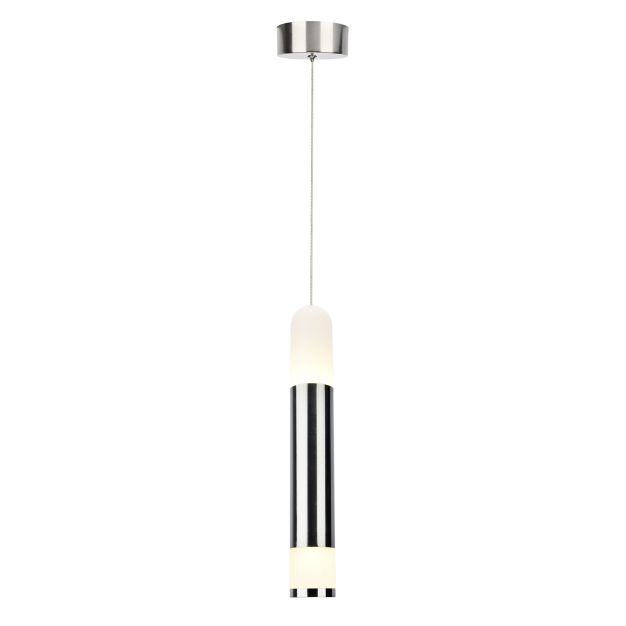 AEG Abby - hanglamp - Ø 10 x 120 cm - 10W LED incl. - nikkel