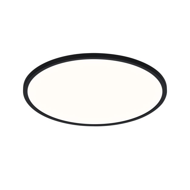 Nordlux Oja - plafondverlichting - Ø 42,4 x 2,3 cm - 19W LED incl. (3000K/4000K) - zwart