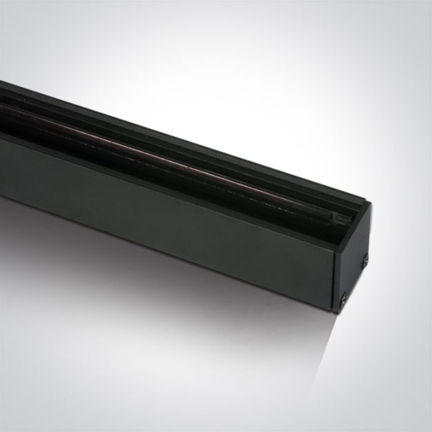 ONE Light magnetisch railsysteem MINI - opbouwprofiel - 1 meter - 3 x 2,7 cm - DALI dimbaar - zwart