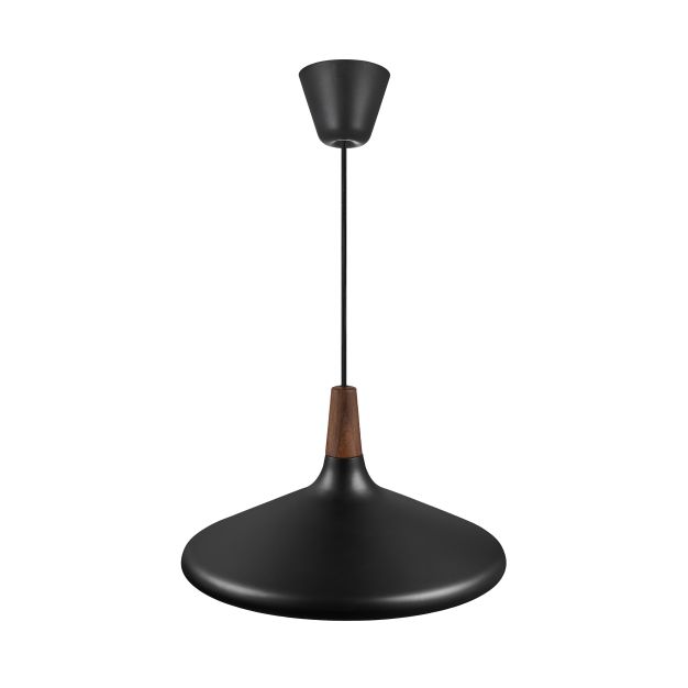 Design for the People Nori 39 - hanglamp - Ø 39 x 31 cm - zwart