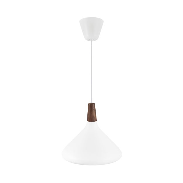 Design for the People Nori 27 - hanglamp - Ø 27 x 33,5 cm - wit