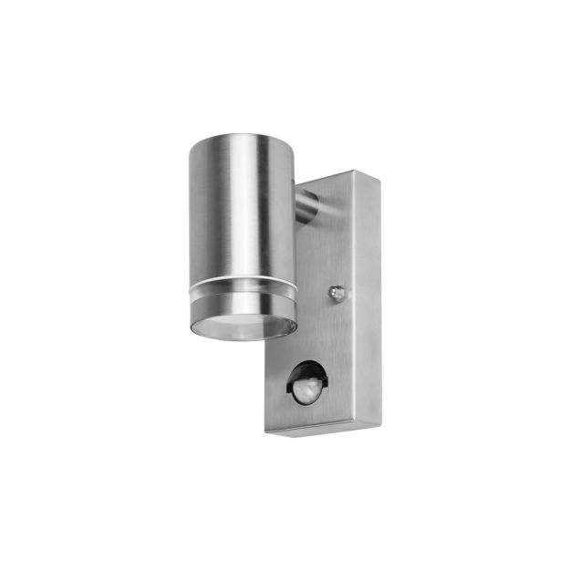 Integral LED Malaga - buiten wandlamp met bewegingssensor - met sensor override functie - 6,8 x 11,6 x 14,9 cm - IP54 - roestvrij staal