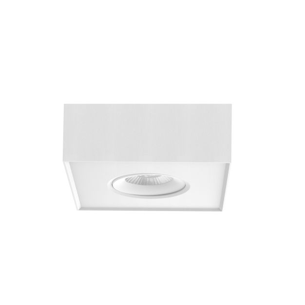 Artdelight Brooklyn1 - opbouwspot - 13,5 x 13,5 x 6 cm - 8W dimbare LED incl. - wit