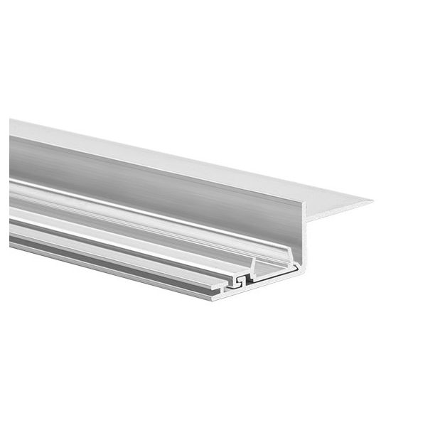 KLUS Nisa - inbouw LED profiel voor 12mm gipsplaat - 3,2 cm vensterbreedte - aluminium