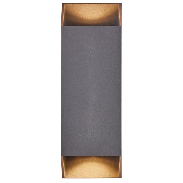 Nordlux Nico - buiten wandlamp - 8 x 8 x 23,5 cm - IP54 - grijs