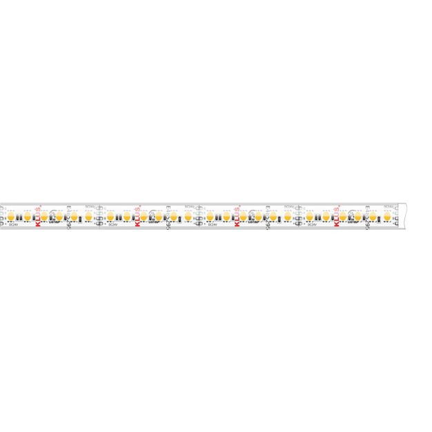 Klus LED strip - 1cm breed, 500cm lengte - 24Vdc - 12W LED per meter - 120 LEDs per meter - IP65 - RGB