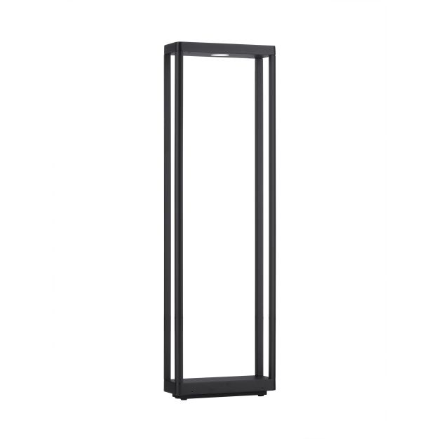 Nova Luce Cosmic - tuinpaal - 23 x 75 x 8,6 cm - 8W LED incl. - IP65 - donker antraciet