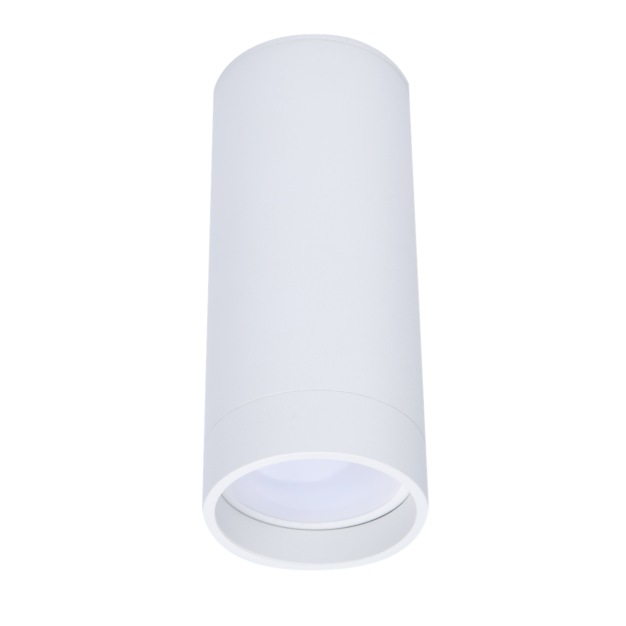 Lutec Stag - opbouwspot - slimme verlichting - Lutec Connect - Ø 5,4 x 13 cm - 4,7W LED incl. - dimfunctie en instelbare lichtkleur via app -  wit