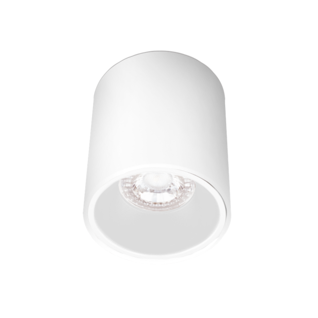 Century Italia Essenza Rondo - opbouwspot 1L - Ø 8 x 9,8 cm - wit