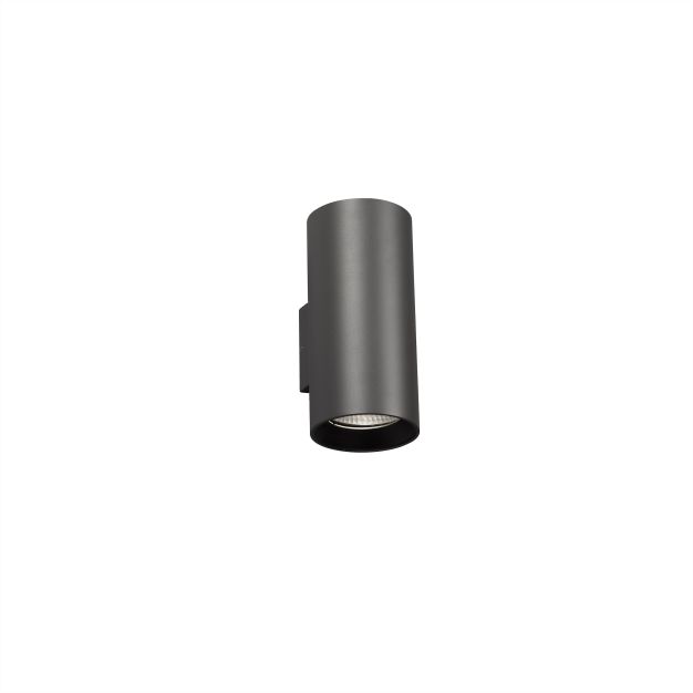 Faro Thon - wandverlichting - 14 x 17,5 x 30 cm - 30W LED incl. - IP55 - mat zwart