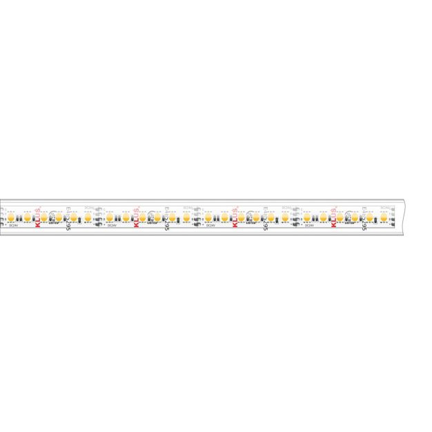 Klus LED strip - 1,67cm breed, 500cm lengte - 24Vdc - 7W LED per meter - 120 LEDs per meter - IP65 - RGB