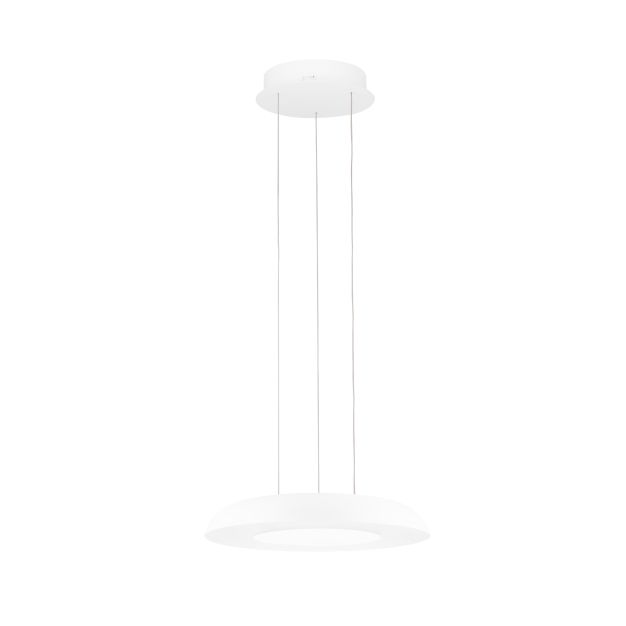 Nova Luce Epos - hanglamp - Ø 40 x 145 cm - 24W dimbare LED incl. - zandwit