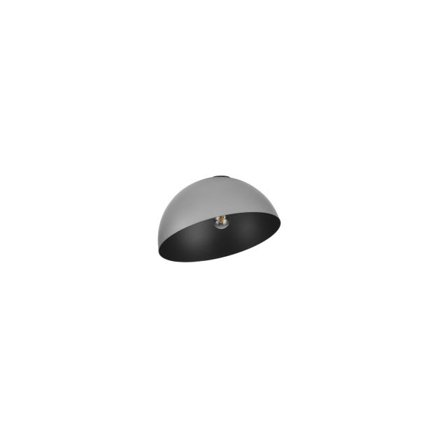 Nova Luce Onia - plafondlamp - Ø 40 x 25 cm - metallic en zandzwart
