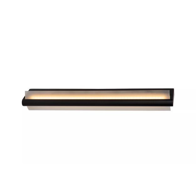 Lucide Wanda - wandlamp - 60 x 10,2 x 8,9 cm - 19W LED incl. - IP44 - zwart